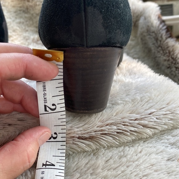 Aquatalia black suede booties made in Italy size 9.5 - Picture 5 of 9